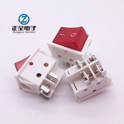 廠(chǎng)家供應(yīng) KCD4船型開(kāi)關(guān)25*32螺絲腳電源開(kāi)關(guān) 螺絲孔4腳翹板開(kāi)關(guān)